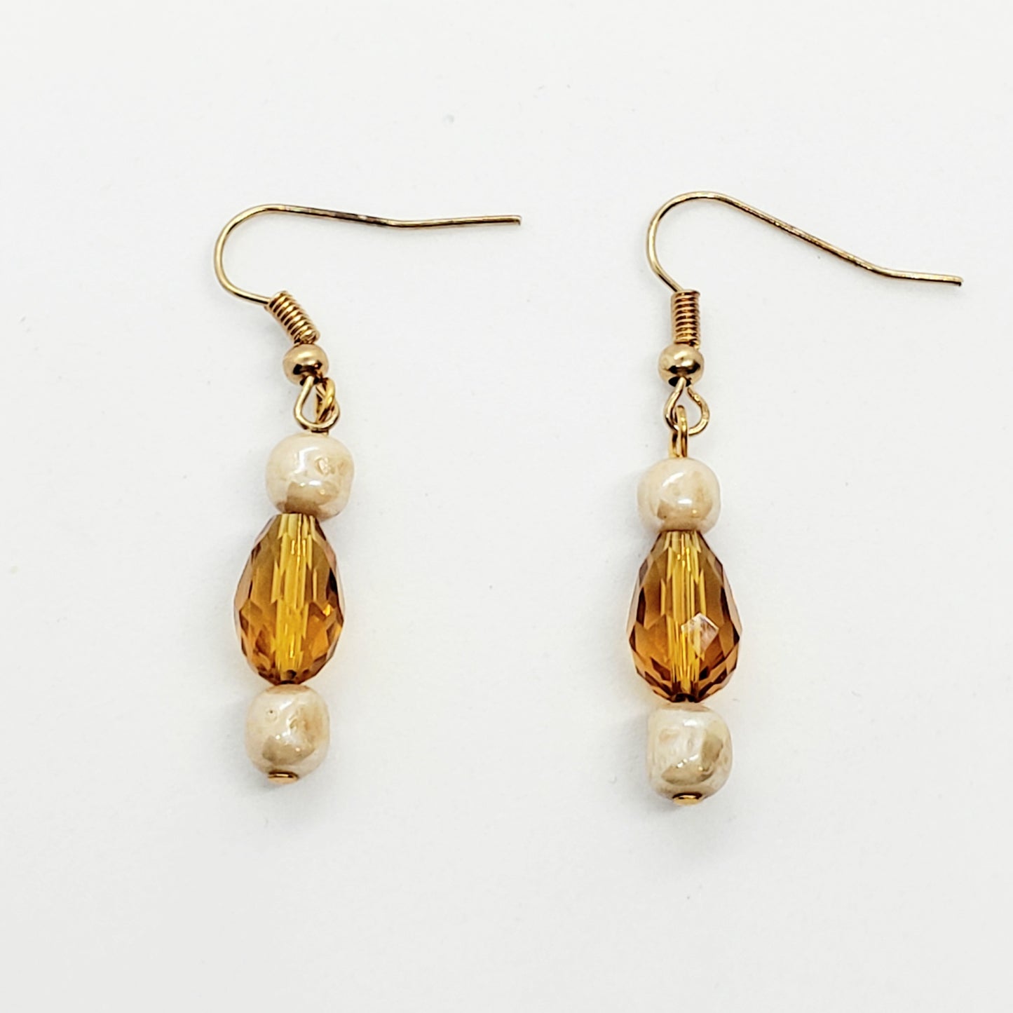 Pearly Dangle Earrings