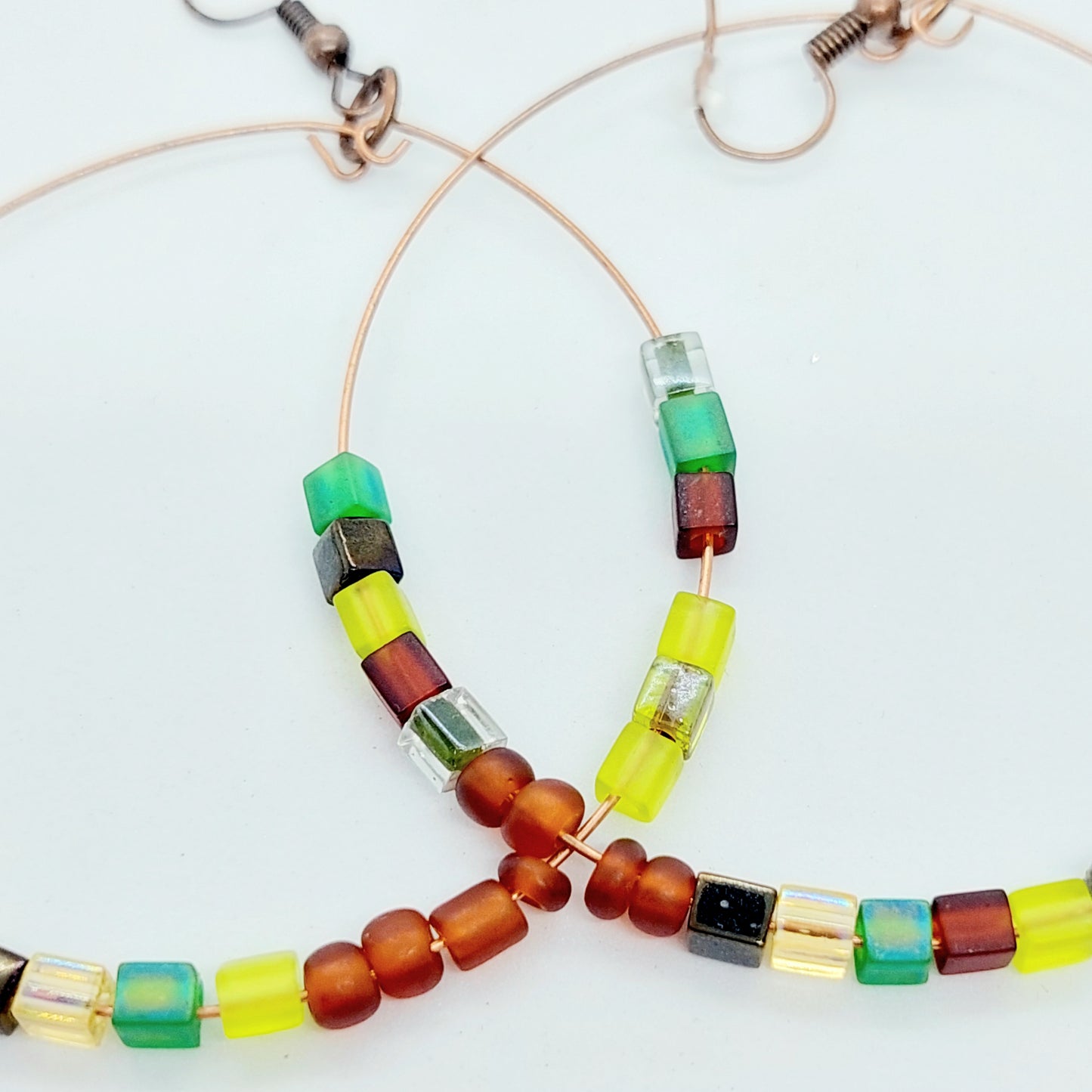 Earthy Hoop Earrings