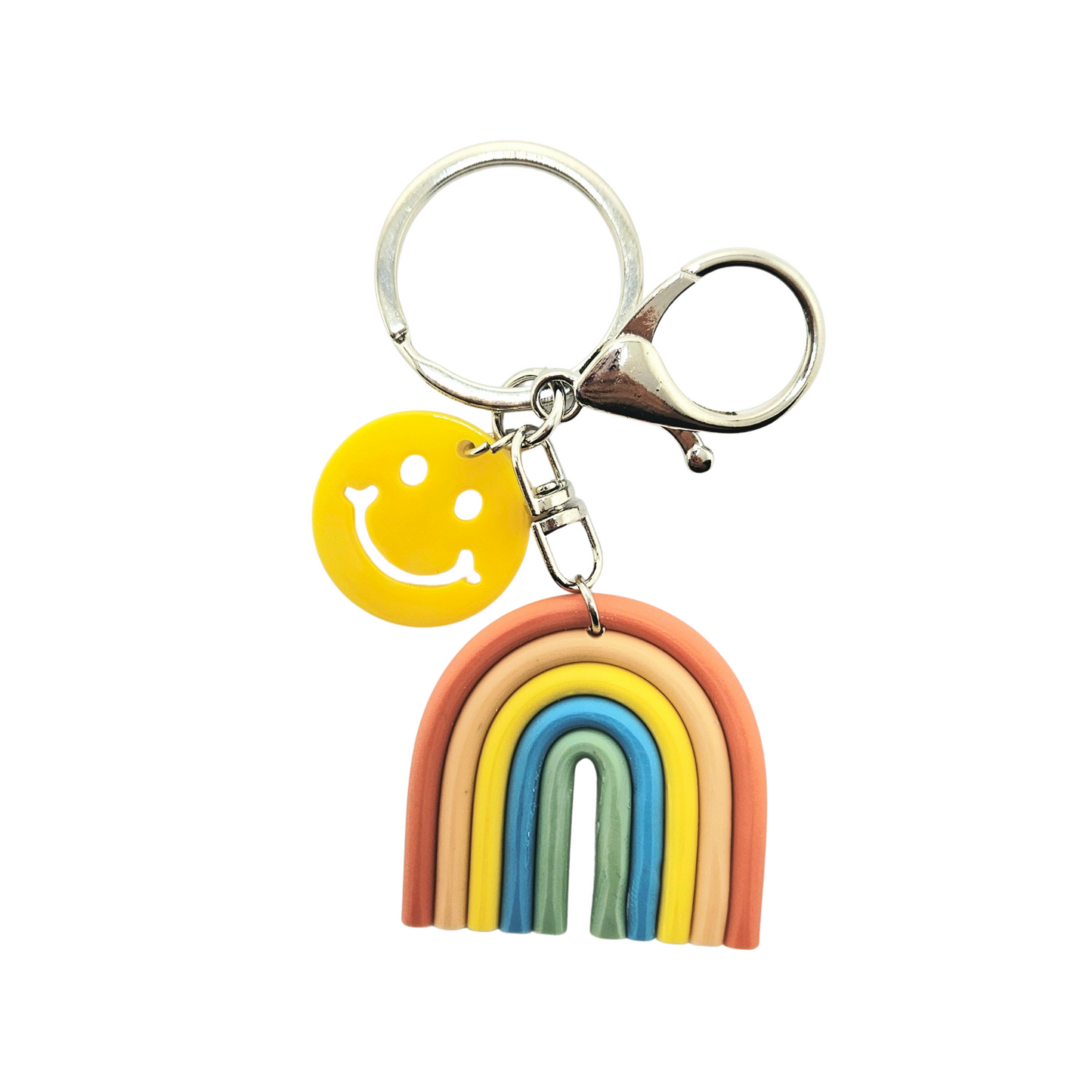 Happy Rainbow Keychain