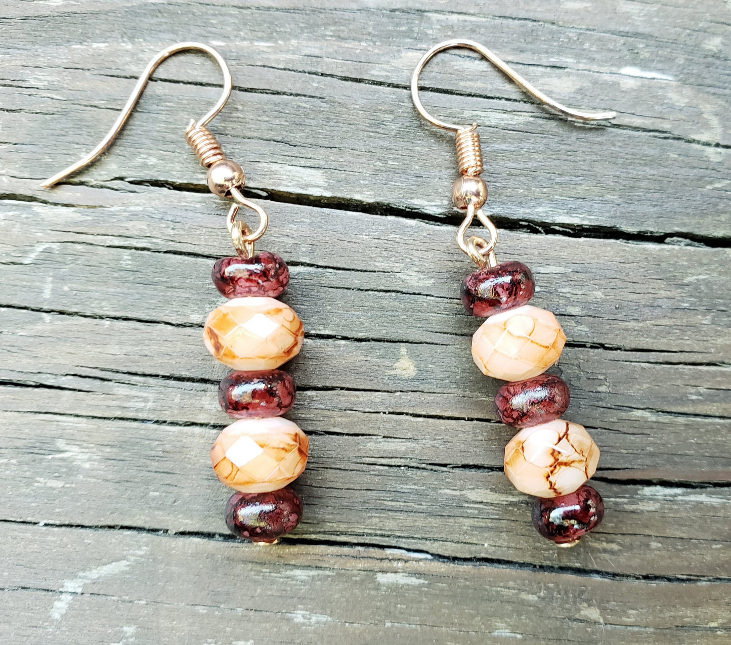 Peachy Dangle Earrings