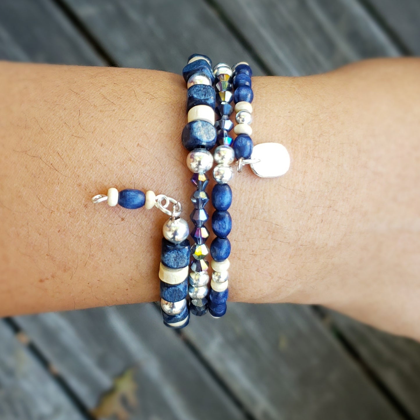 Sapphire Wrap Around Bracelet