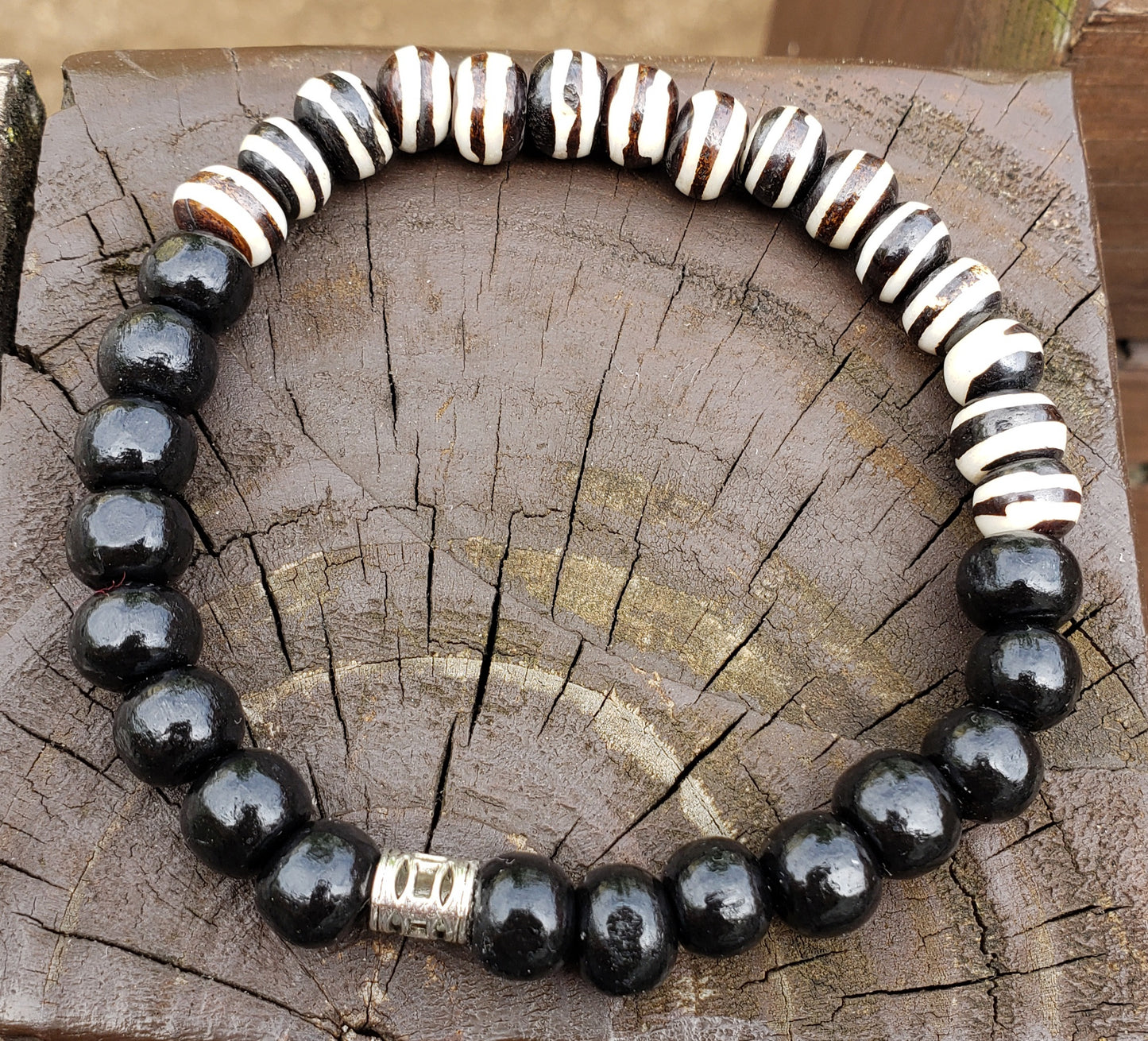 Zebra Elastic Stretch Bracelet