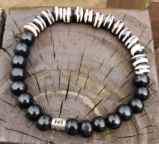 Zebra Elastic Stretch Bracelet