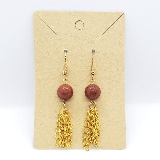 Jasper Dangle Earrings
