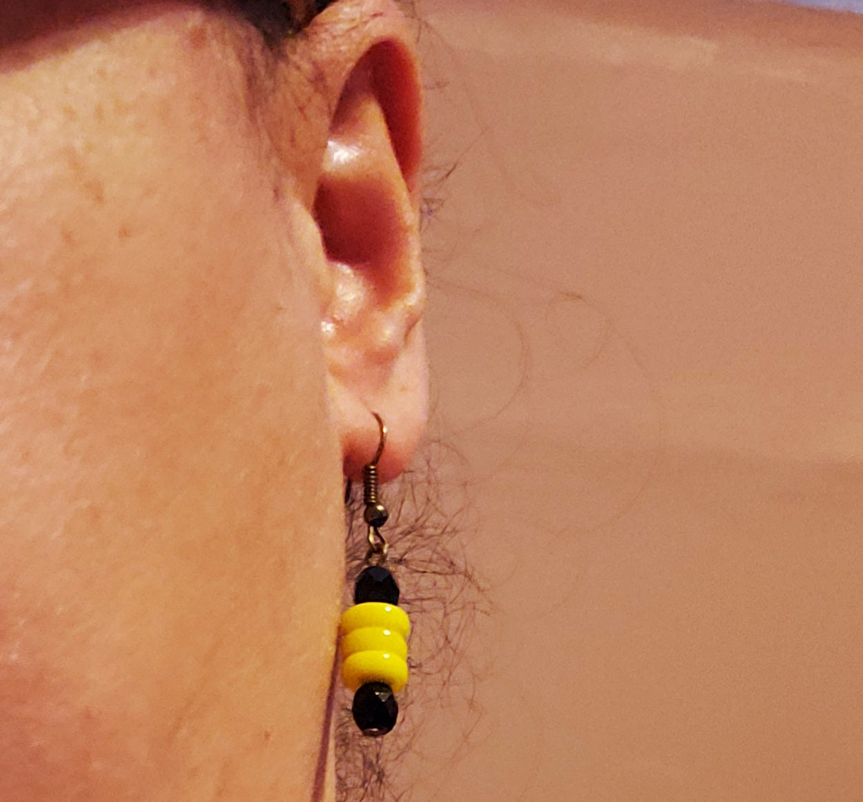 Bumblebee Dangle Earrings