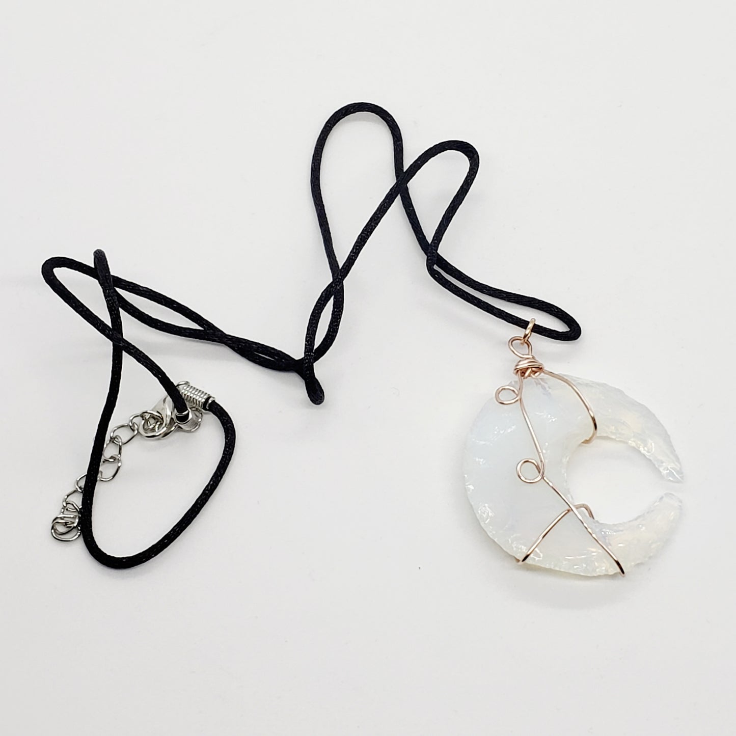 Opalite Crescent Moon Necklace