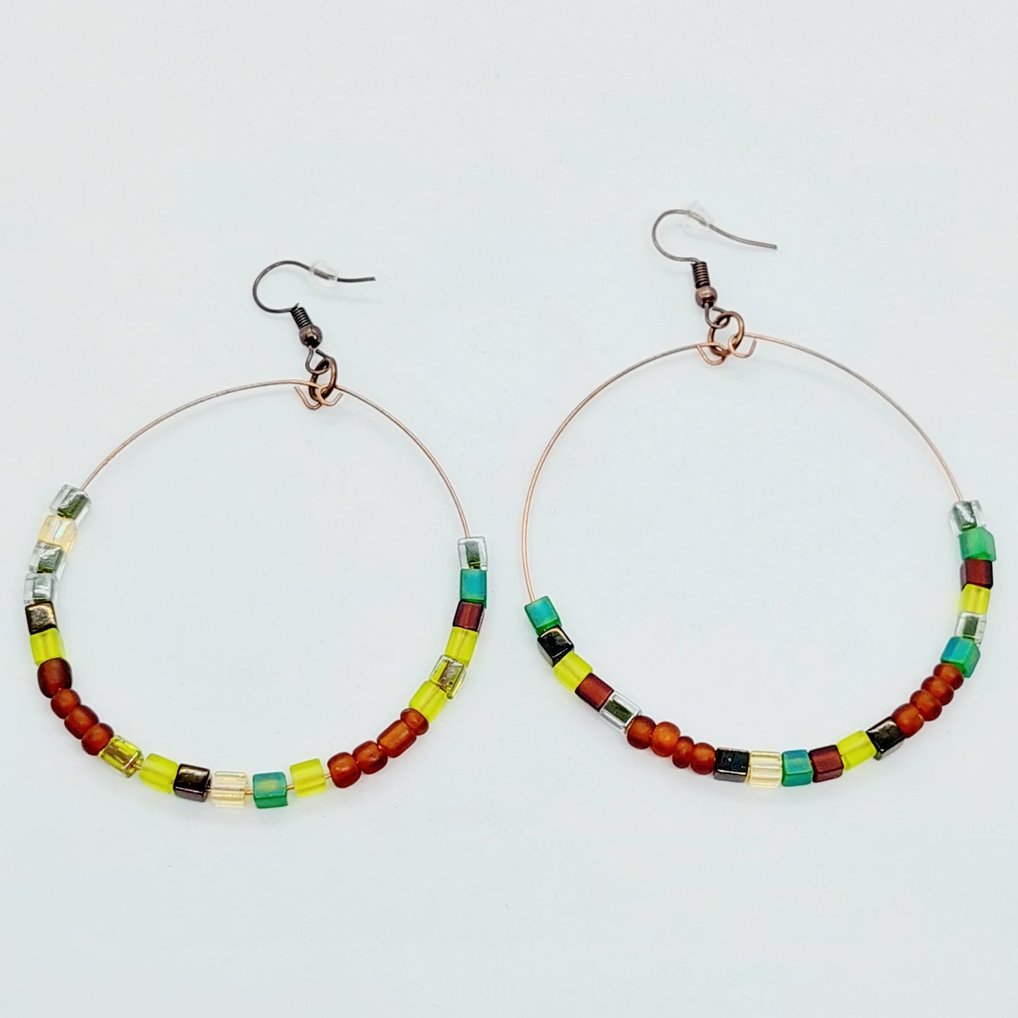 Earthy Hoop Earrings