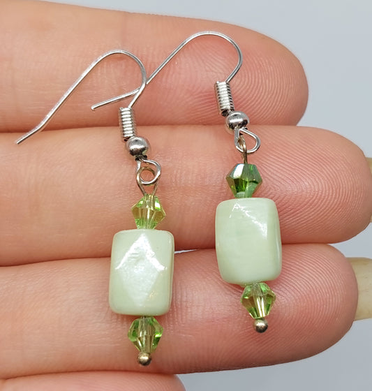 Lime Dangle Earrings