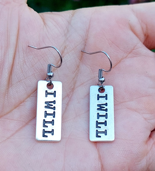 I Will Charm Earrings