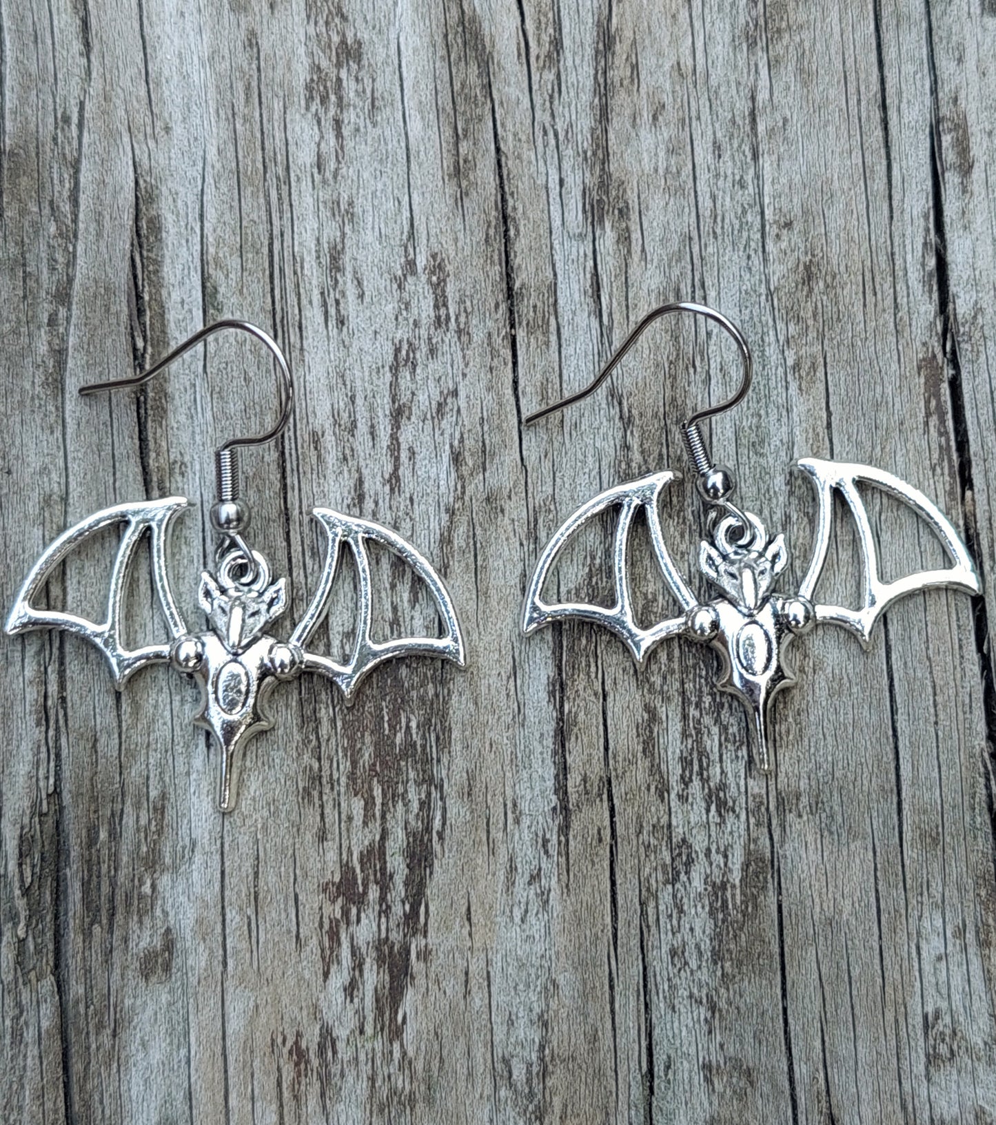 Bat Charm Earrings