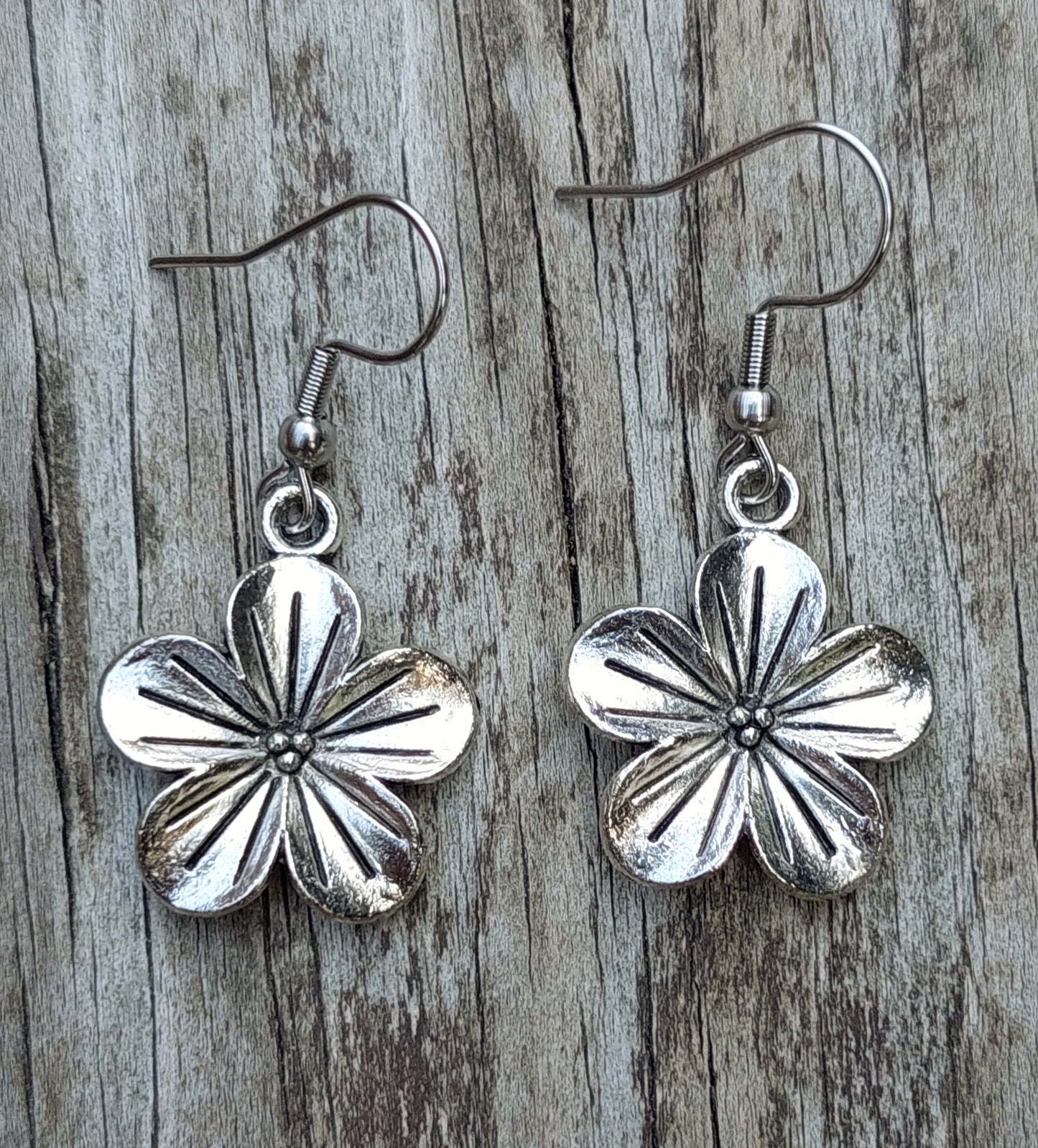 Hibiscus Charm Earrings