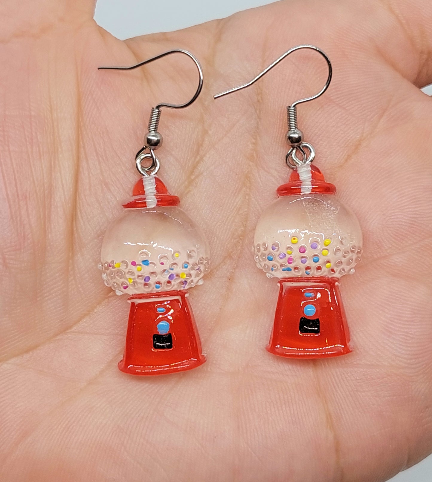 Gumball Charm Earrings