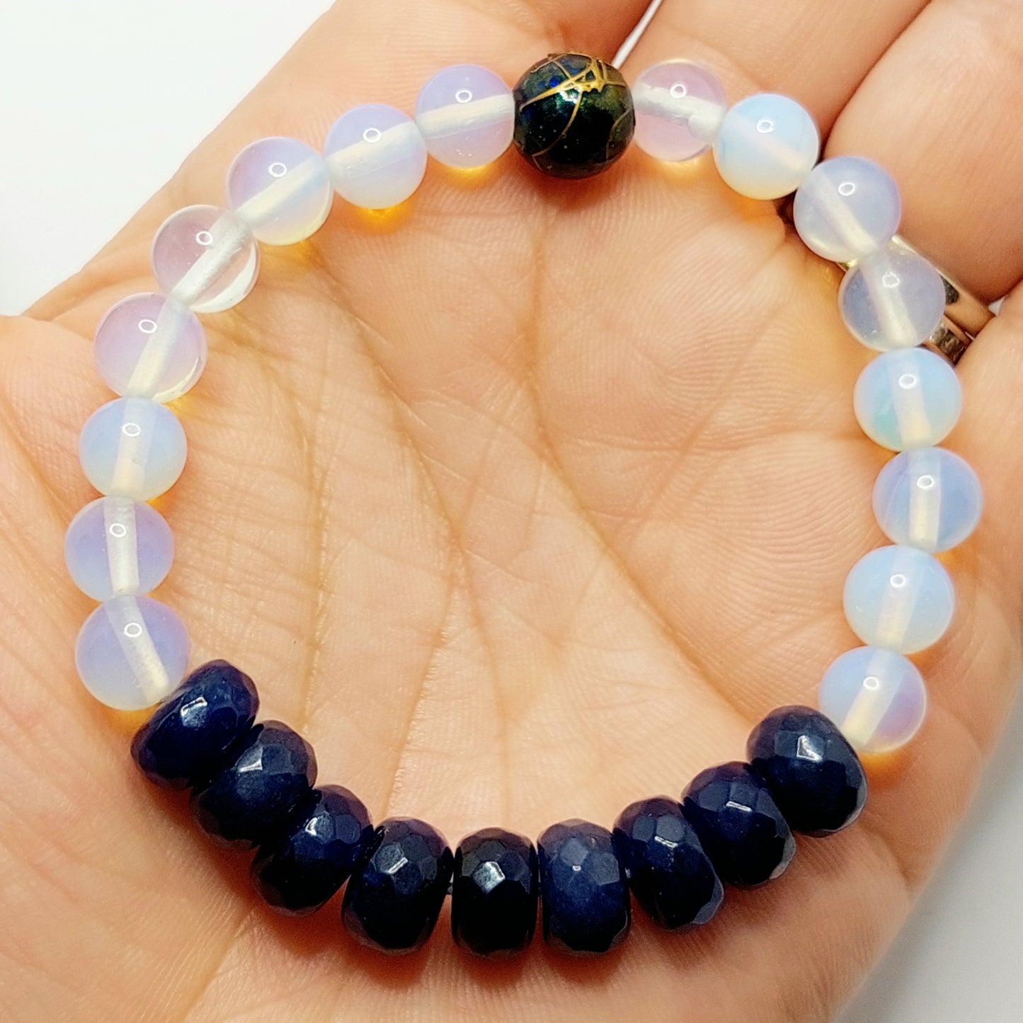 Opalite Elastic Stretch Bracelet