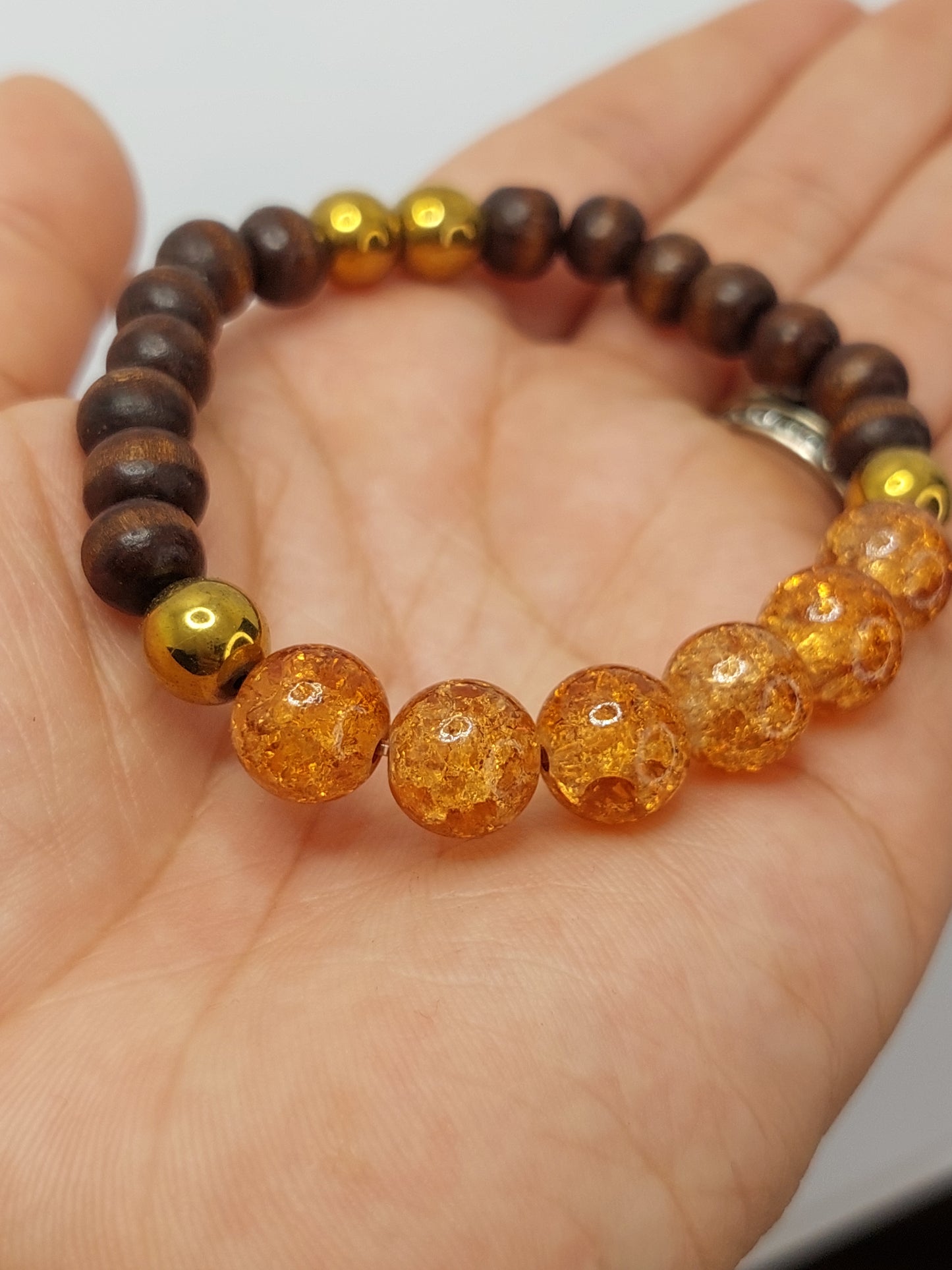 Crackle Elastic Stretch Bracelet