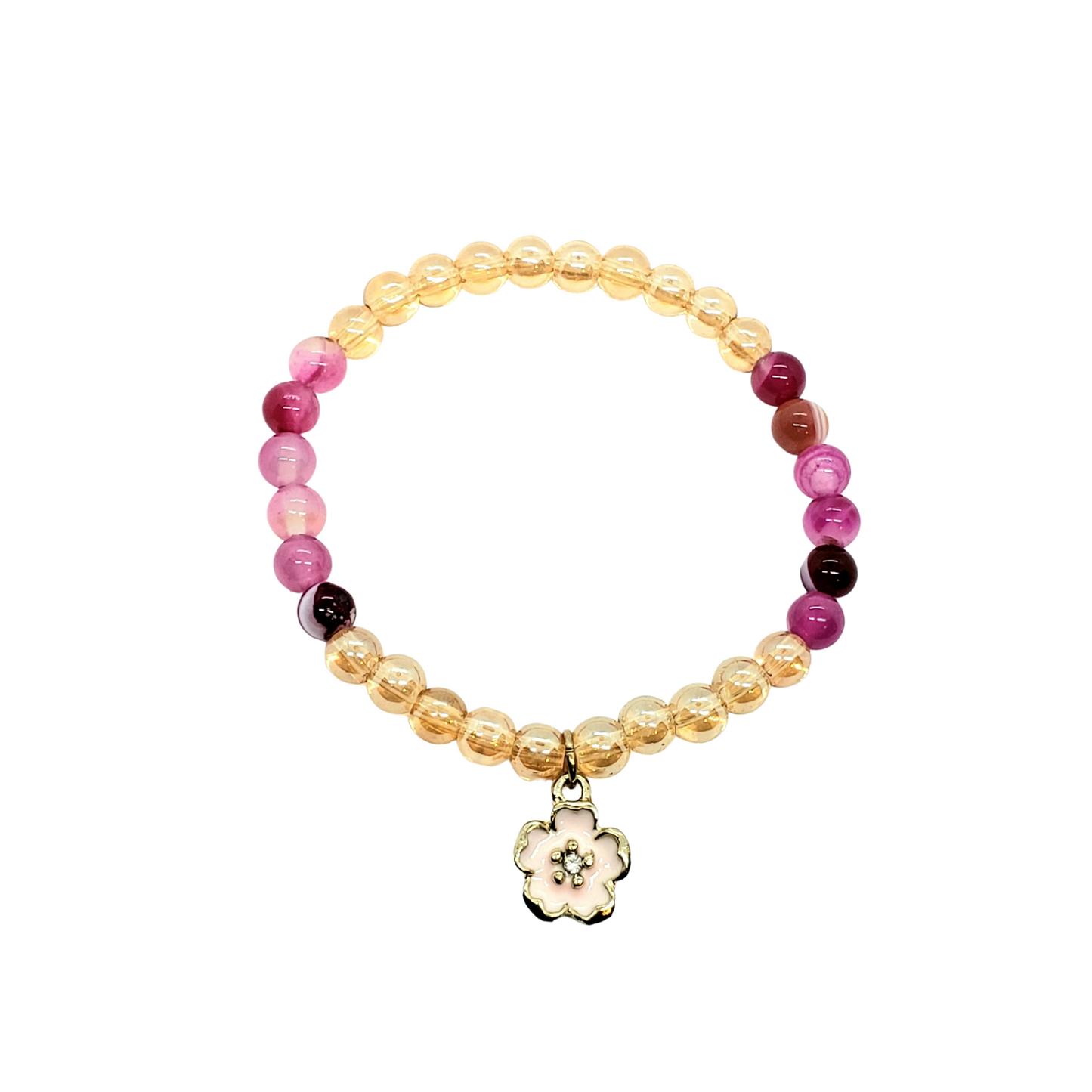 Cherry Blossom Elastic Stretch Bracelet
