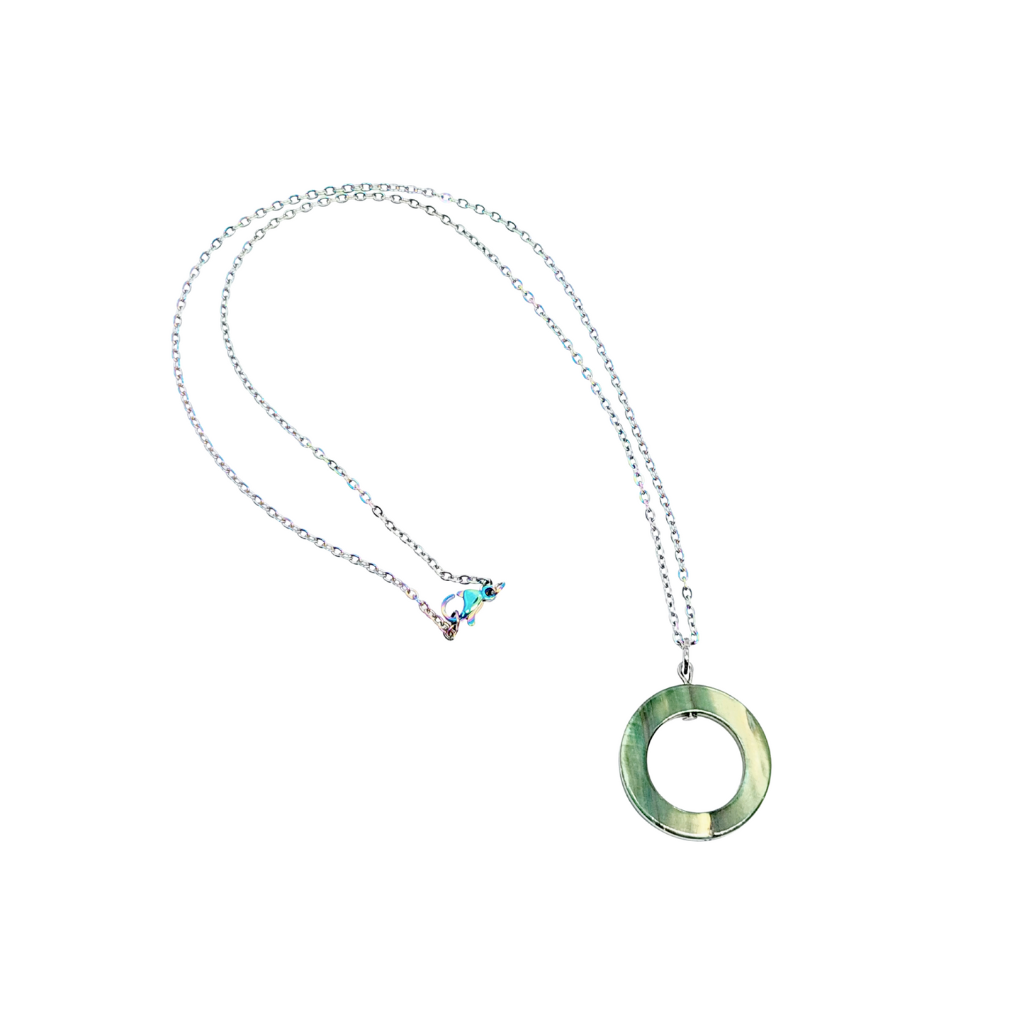 Green Rainbow Necklace