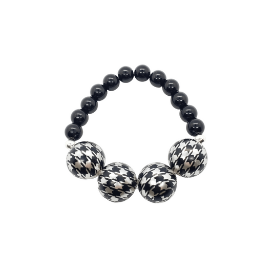 Houndstooth Elastic Stretch Bracelet