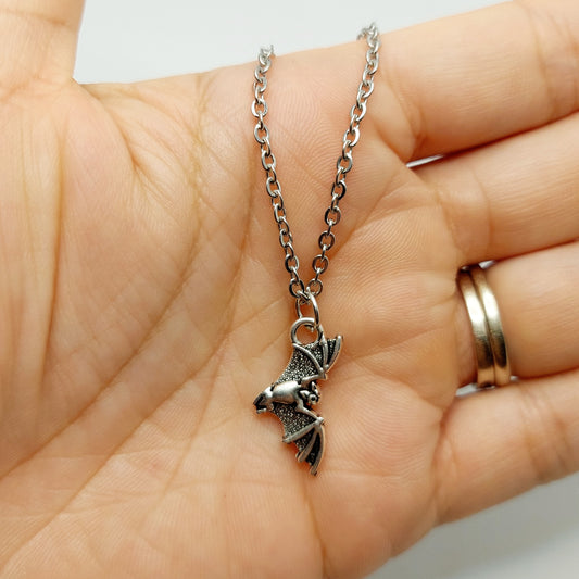 Bat Charm Necklace
