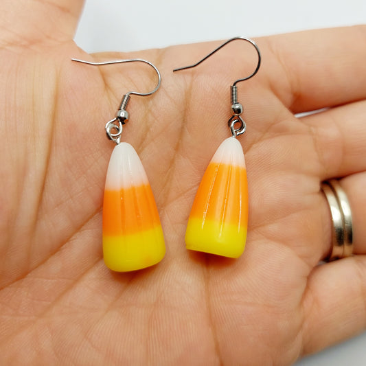 Candy Corn Charm Earrings