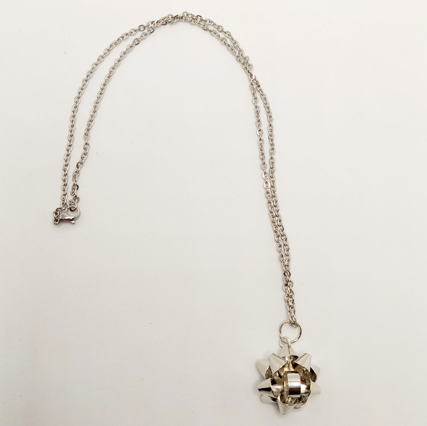 Gift Bow Charm Necklace
