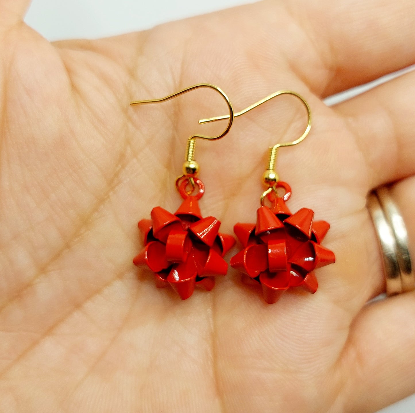 Gift Bow Charm Earrings