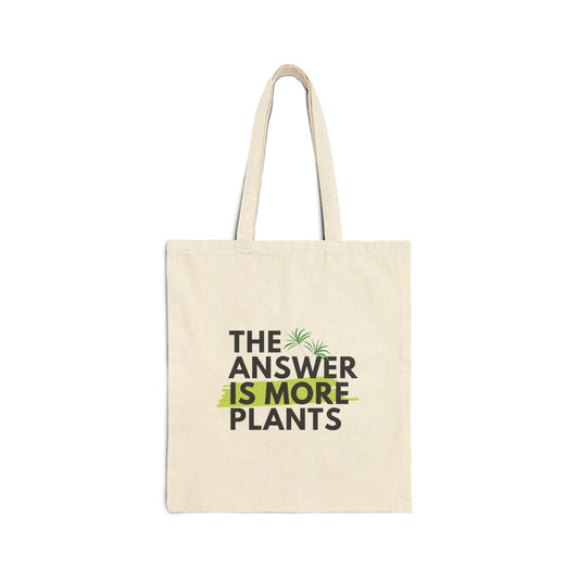 Answer is More Plants Tote Bag