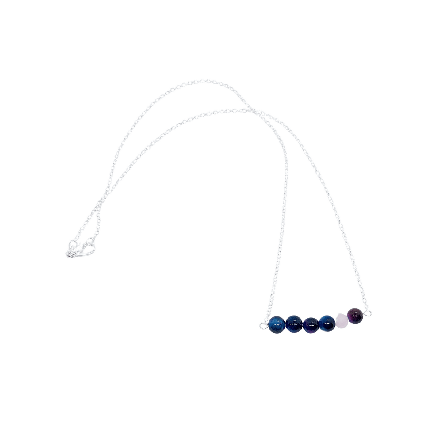 Galaxy Beaded Bar Necklace